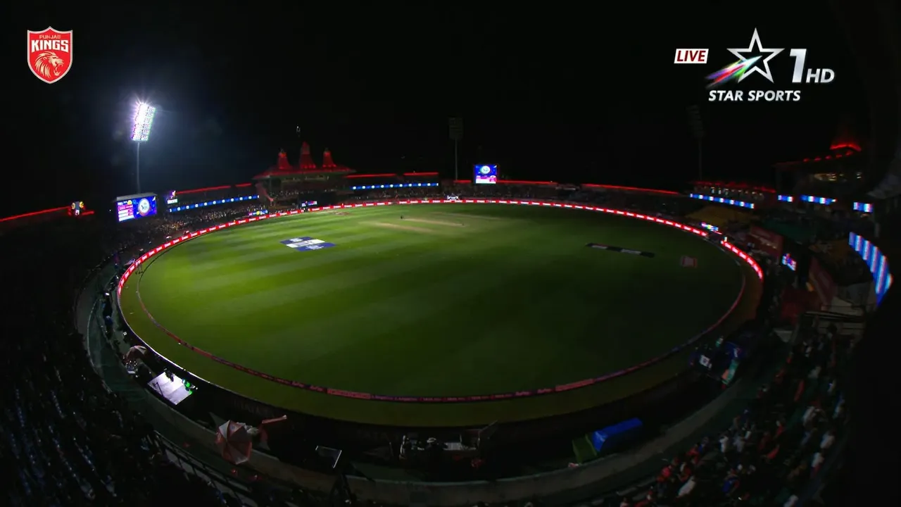 IPL match stopped midway in Dharamshala following fresh Pakistani air attacks on Indian cities on Thursday, May 8, 2025.