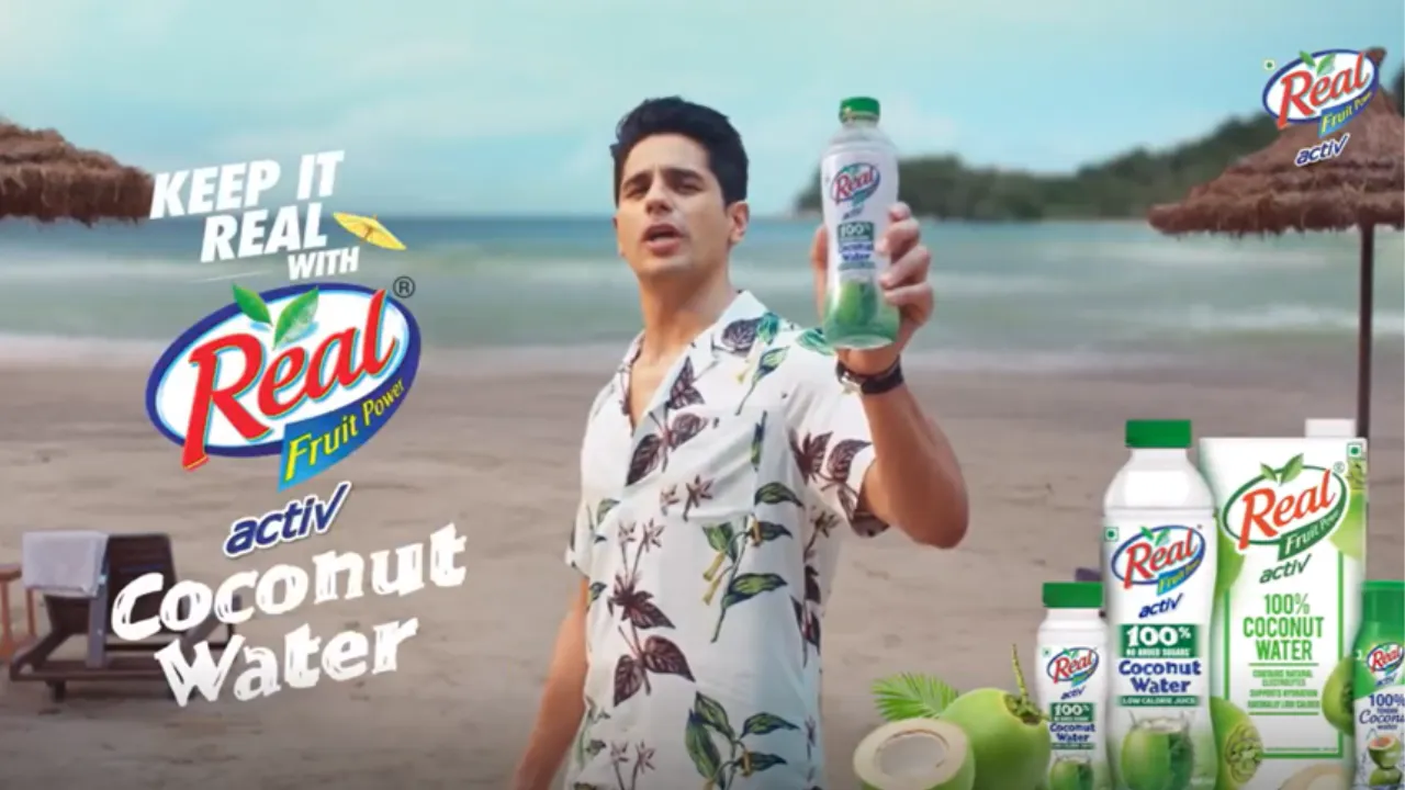 Dabur launches campaign for Real Activ Coconut Water featuring Sidharth Malhotra