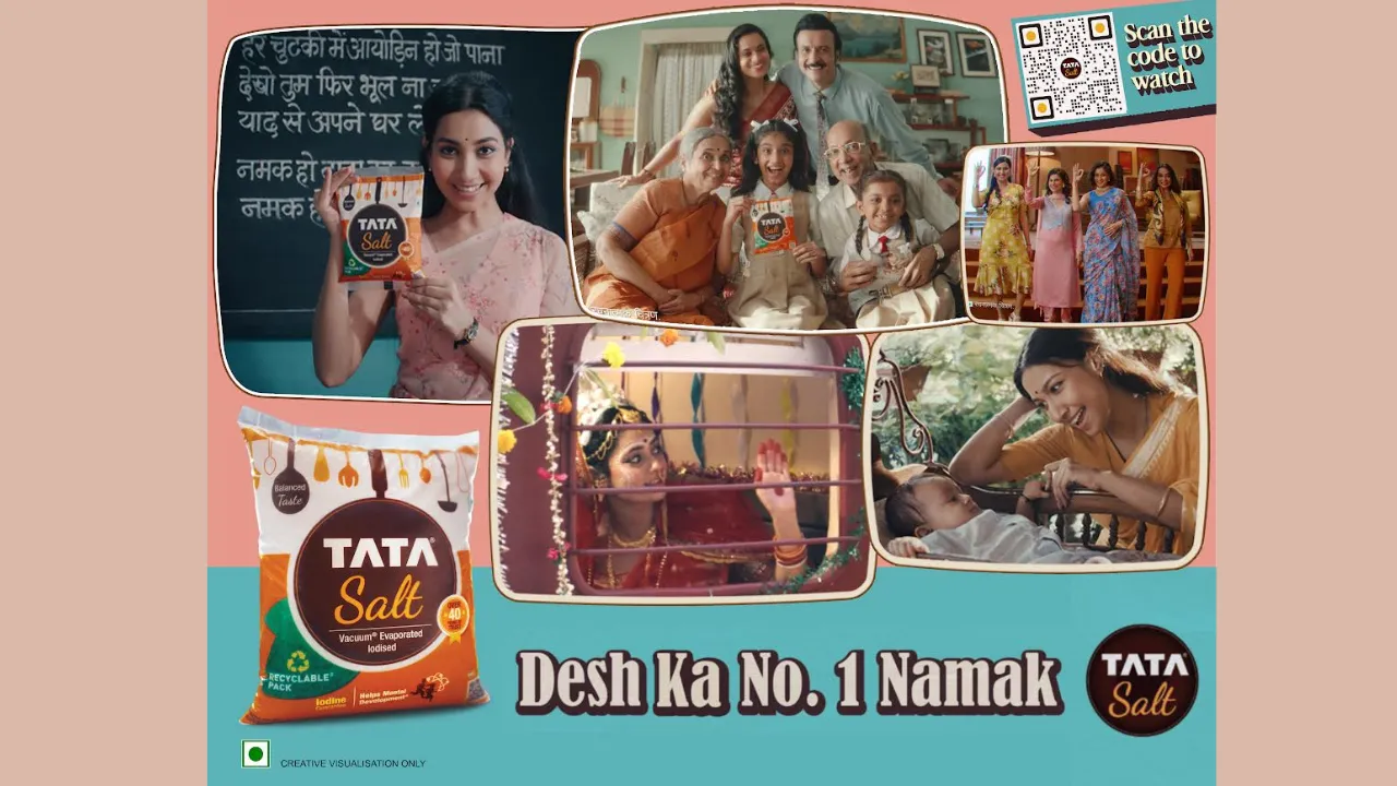 Tata Salt brings back iconic jingle with new campaign focusing on children’s mental development