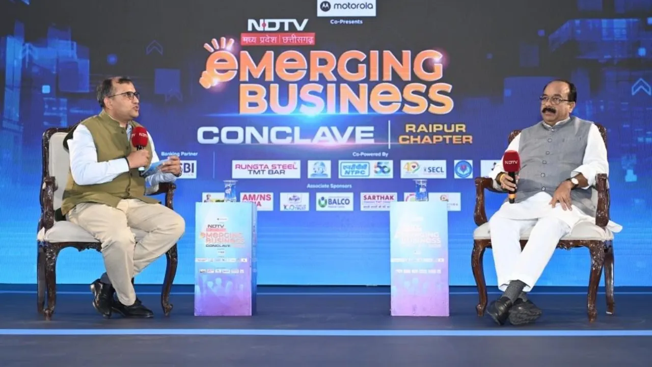 NDTV MPCG Emerging Business Conclave, Raipur chapter highlights Chhattisgarh’s industrial aspirations
