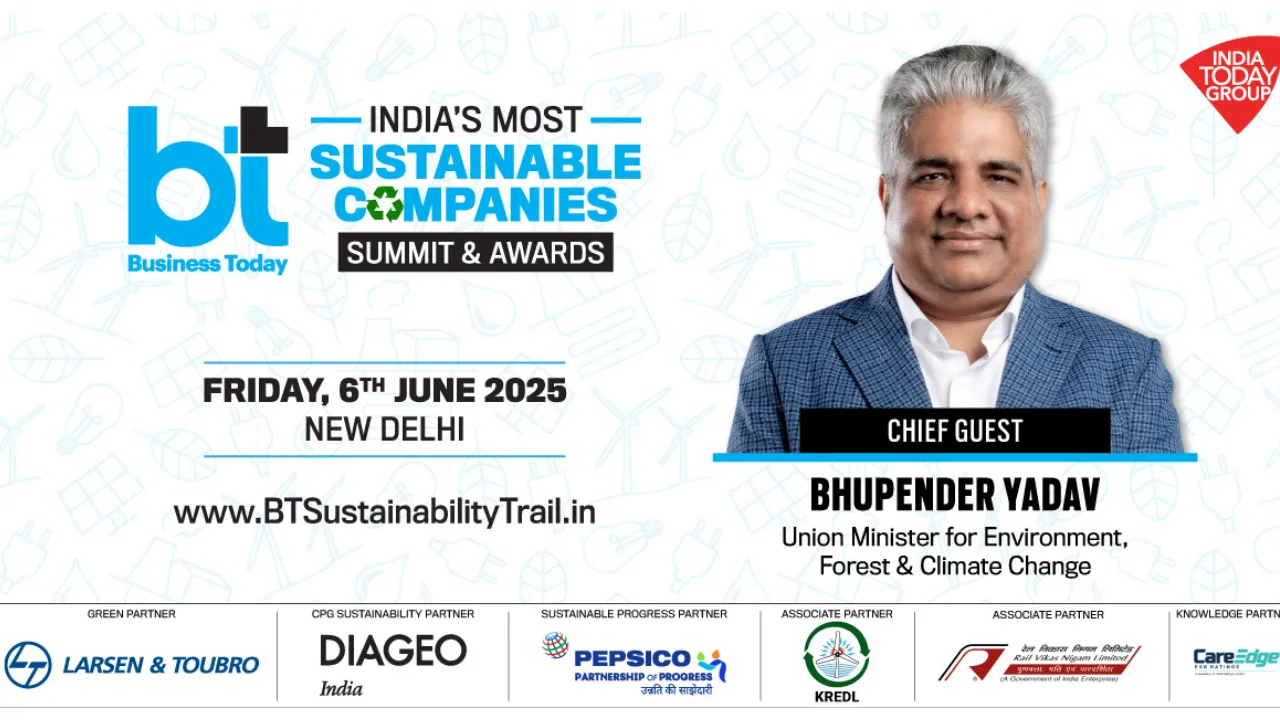 Business Today to host summit on corporate sustainability and ESG in Delhi