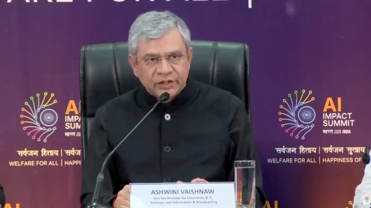 Ashwini Vaishnaw at AI summit