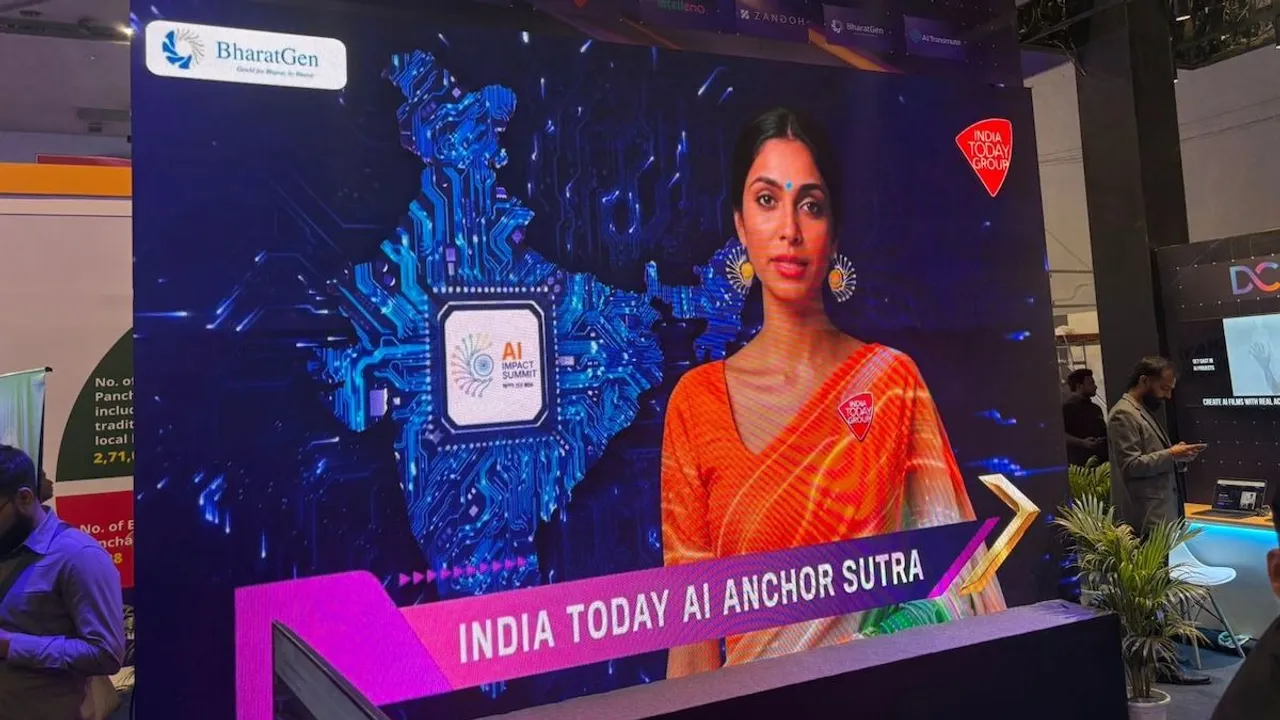 India Today AI anchor Sutra