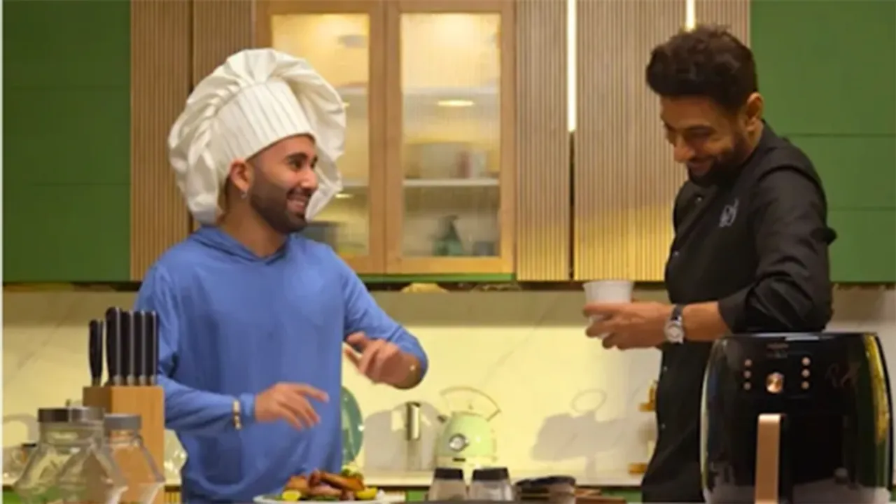 Orry and Chef Ranveer Brar