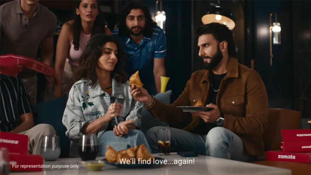 Zomato Ranveer Singh and Samantha Ruth Prabhu