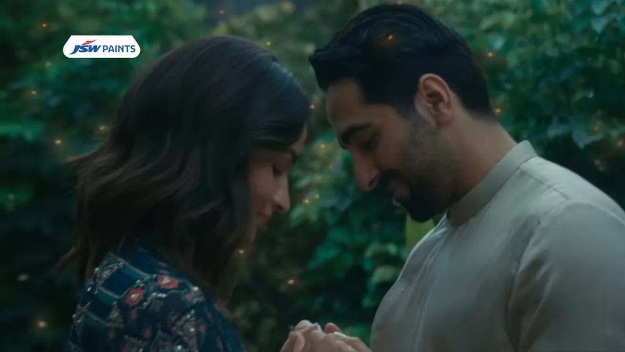 Alia Bhatt, Ayushmann Khurranna in JSW Paints ad