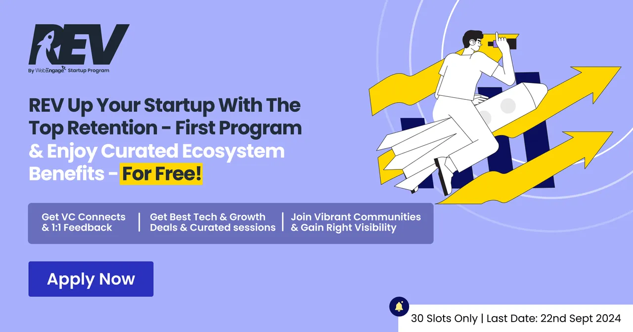webengage startup rev