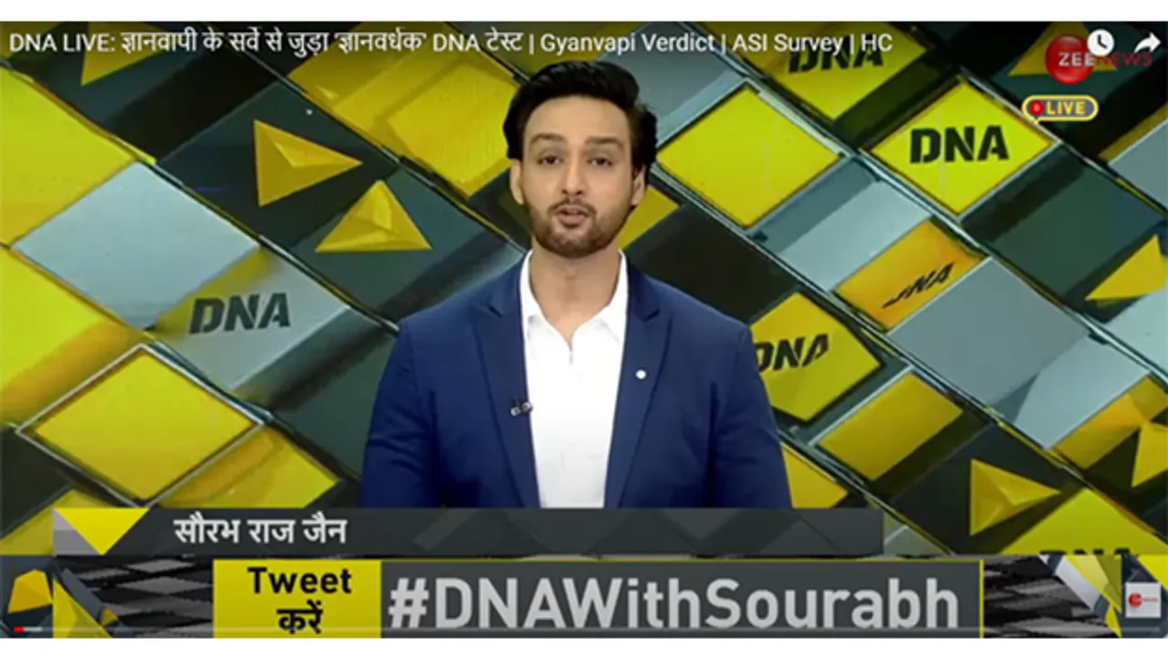 'Back with a Bang!' says Zee News on the revamp of its primetime show “DNA”