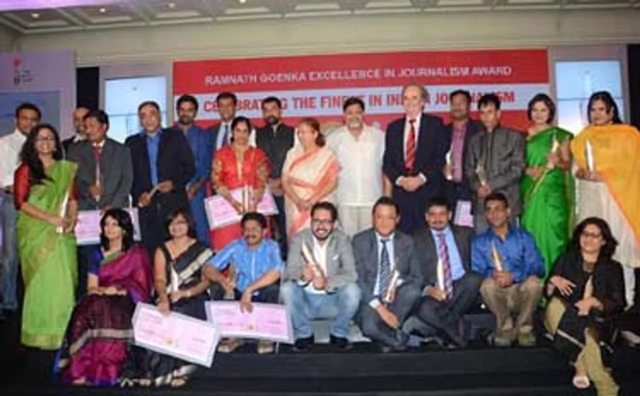 CNN-IBN wins 5 awards at Ramnath Goenka Excellence in Journalism Awards