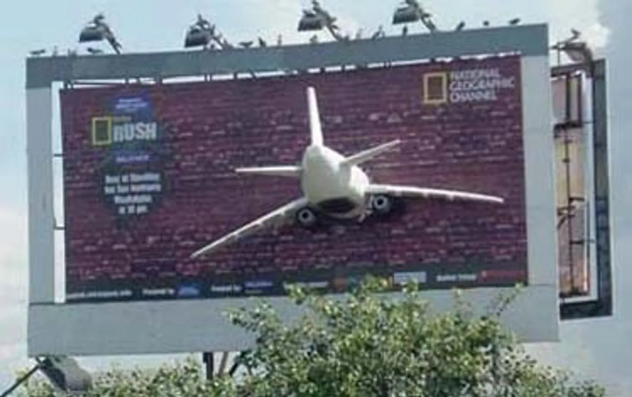 National Geographic Channel creates 3D outdoor campaign for Nat Geo Rush