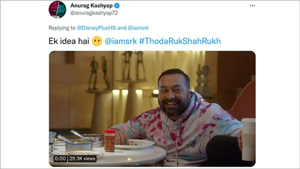 Dunzo, CoinSwitch, PhonePe, Spotify & Tinder give Shah Rukh Khan business suggestions as he runs short of ideas for SRK+ app