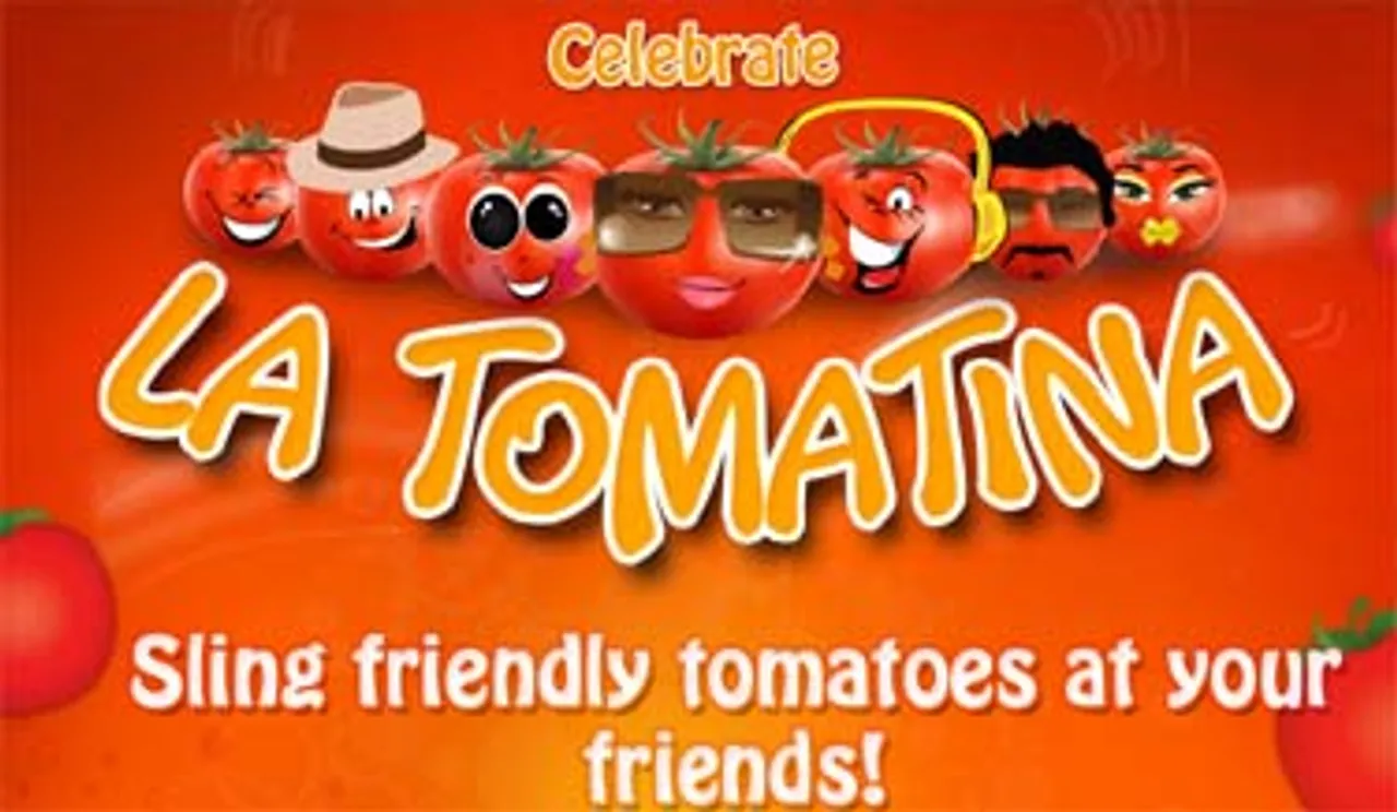 Tata Housing markets through La Tomatina fest app on Facebook