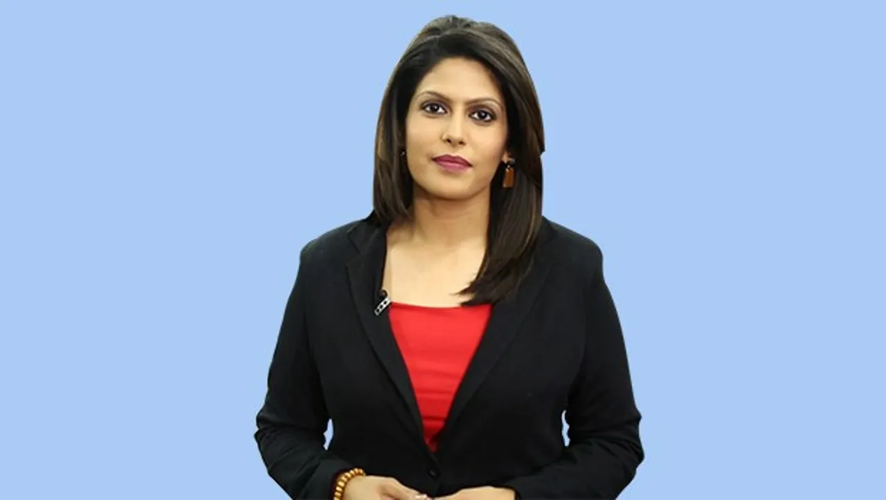 Wion's Palki Sharma Upadhyay receives TV Anchor of the Year award at IAA Leadership Awards 2021
