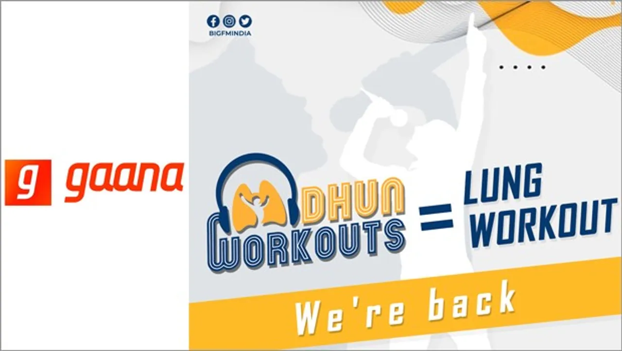 Gaana introduces Big FM's 'Dhun Workout' playlist on the app