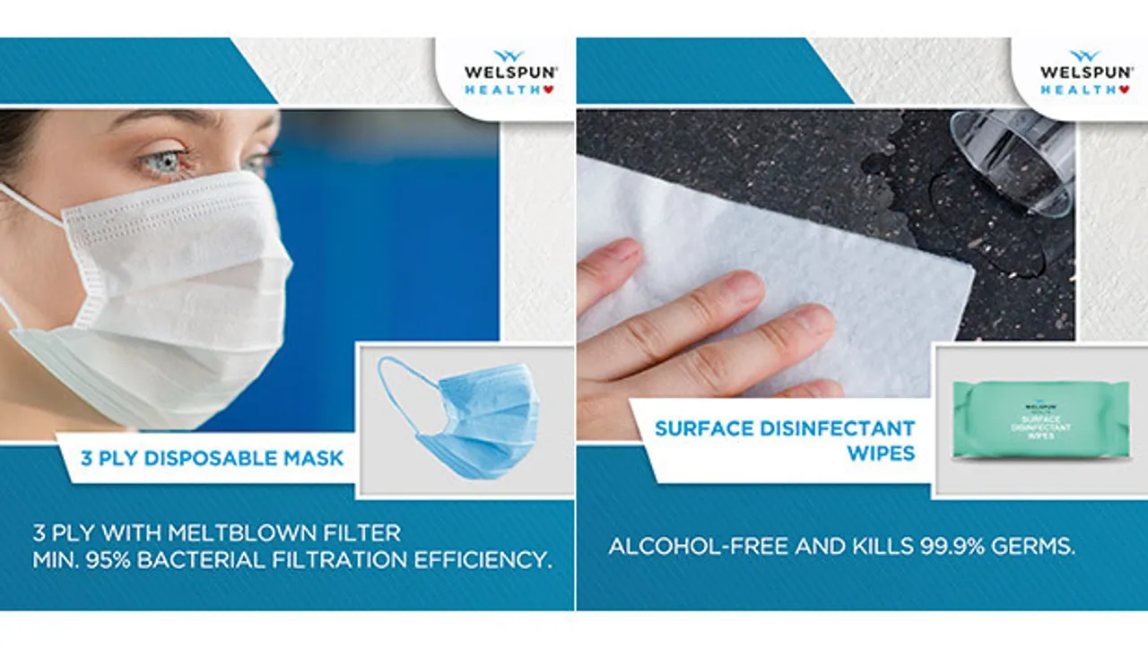Welspun India Limited forays into health and hygiene category with 'Welspun Health'