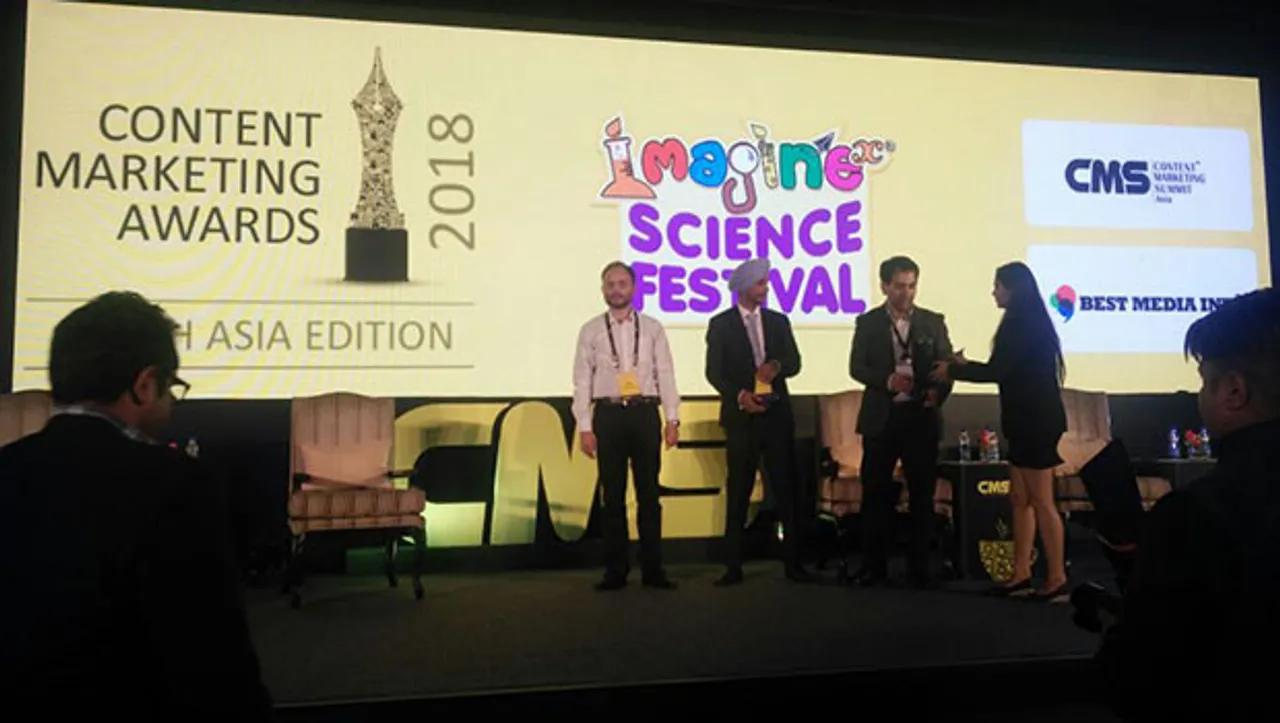2018 Content Marketing Awards winners announced