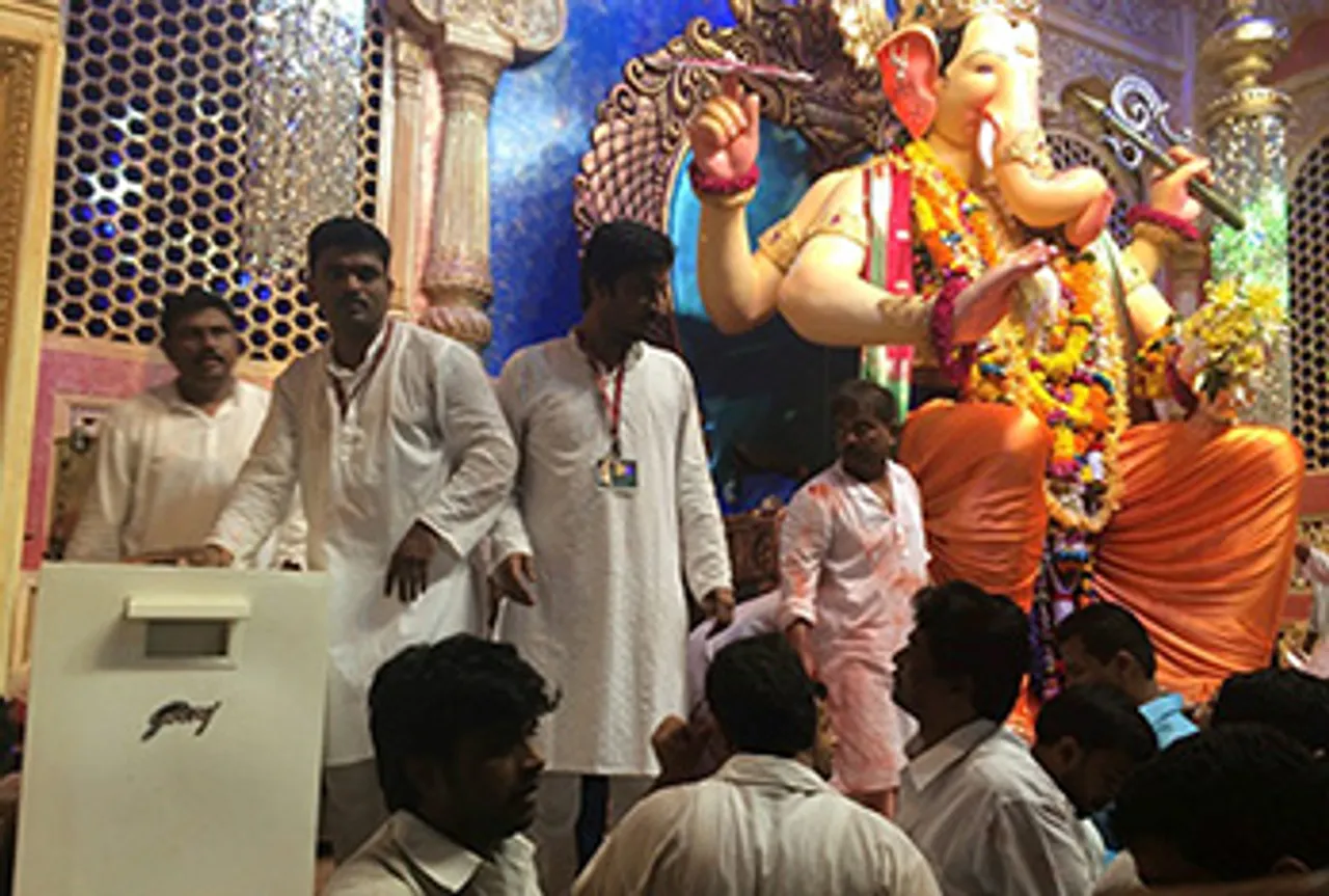Godrej Security keeps donations safe at Lalbaug Cha Raja
