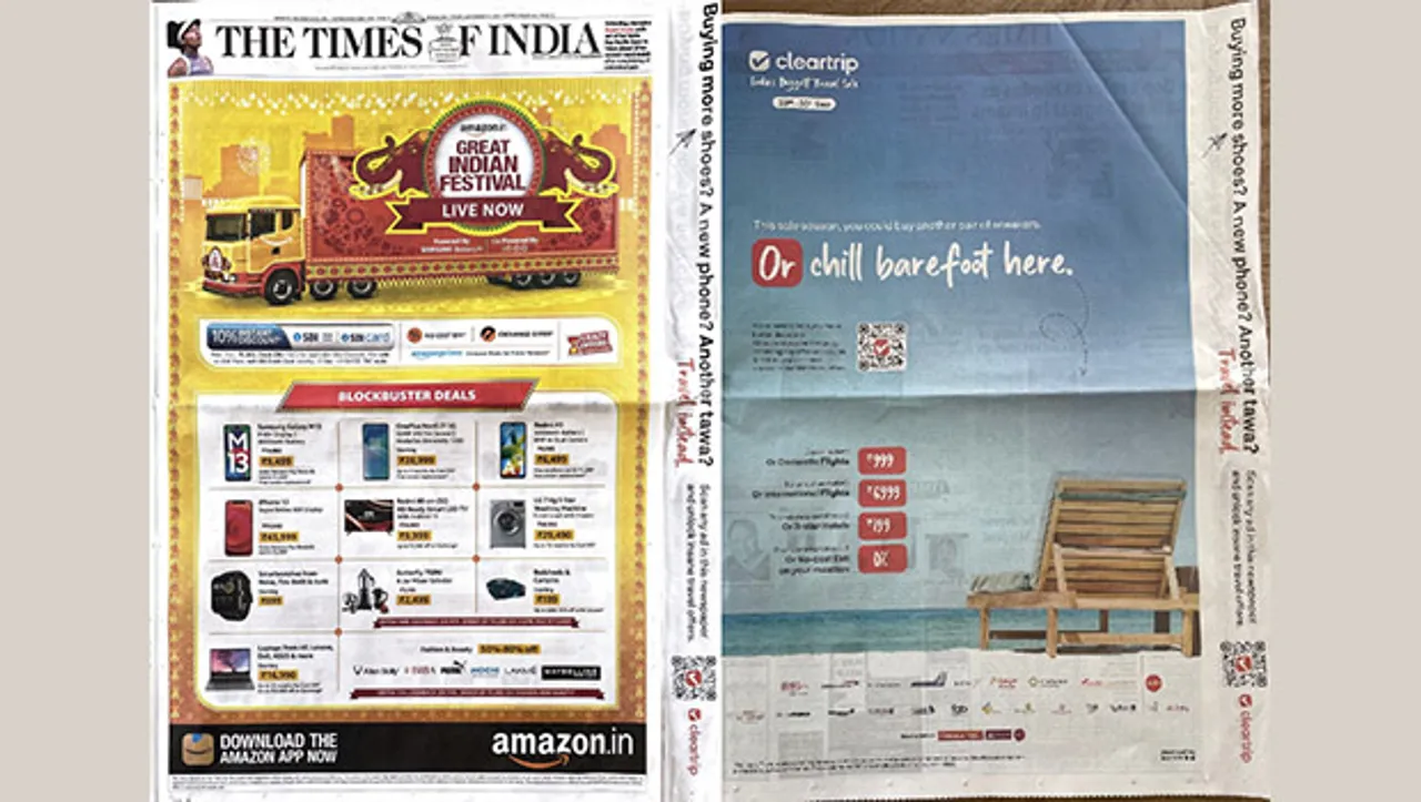Cleartrip makes people rethink their splurges during sale season with a print ad