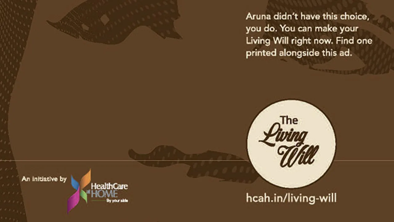 Educating people about 'living will', a way to die with dignity