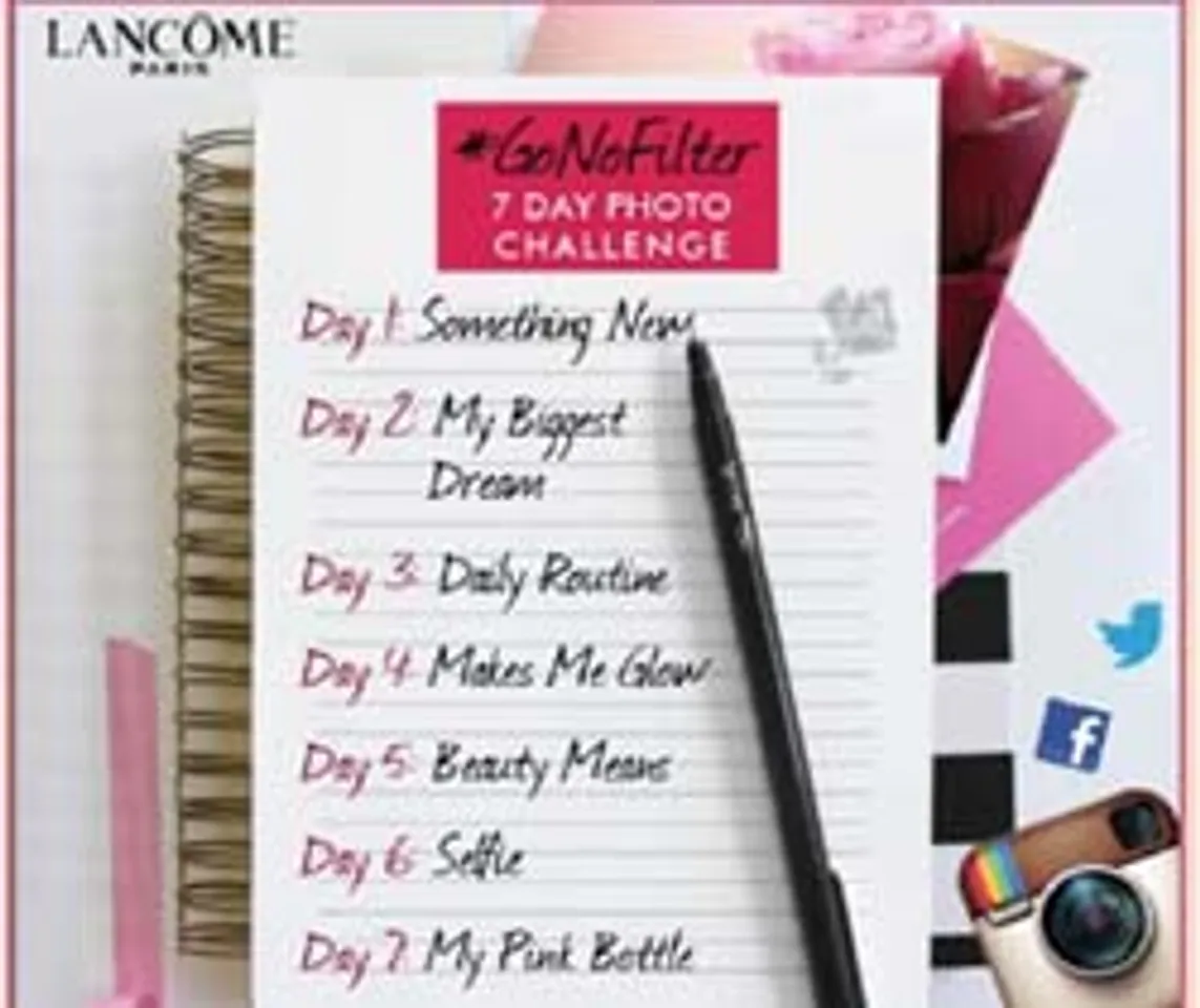 Lancôme goes no-filter on Instagram