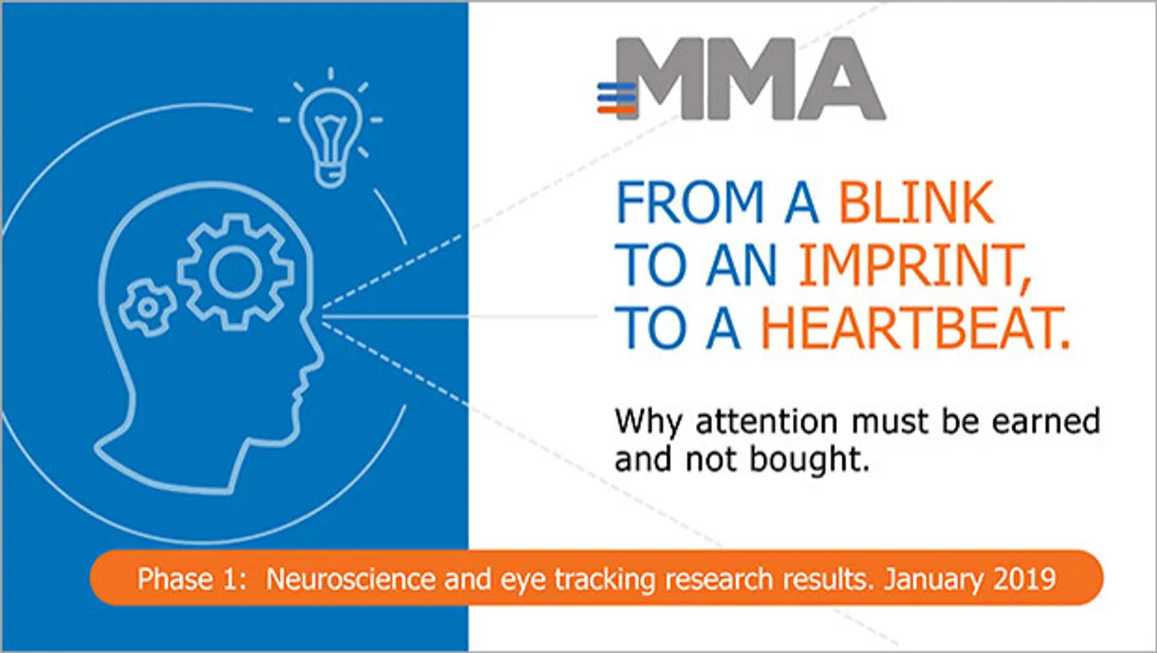 MMA's Neuroscience Cognition Research assesses duration at which mobile ads can be recognised and processed