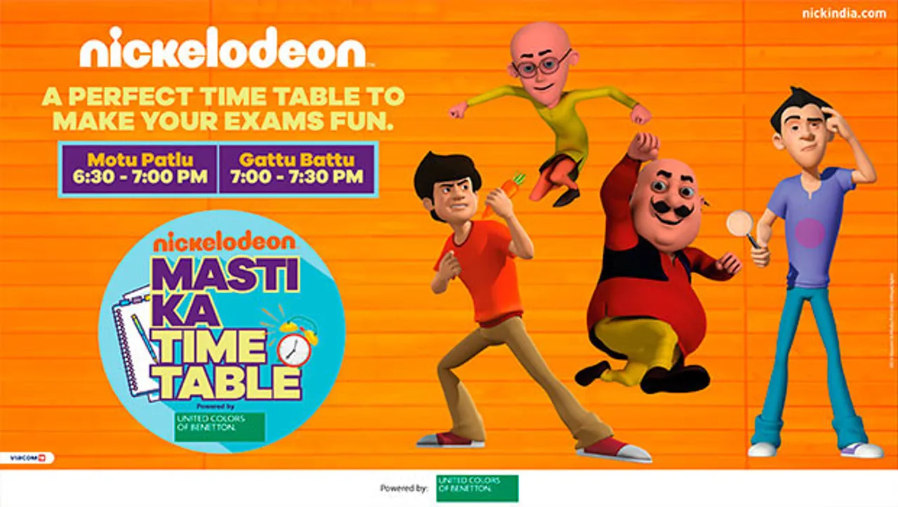 Nickelodeon all set to de-stress kids this exam season!