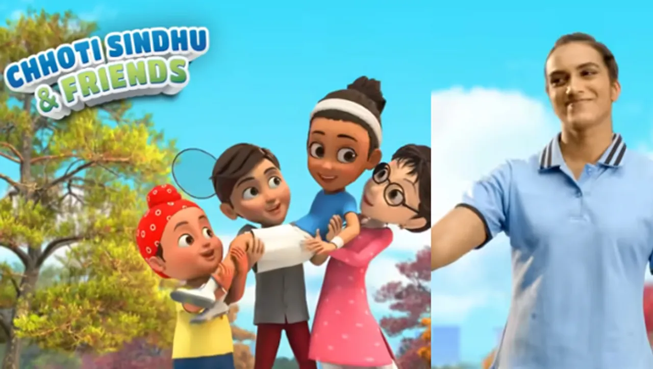 PV Sindhu plays badminton with her animated avatar in PNB MetLife Insurance's latest ad film