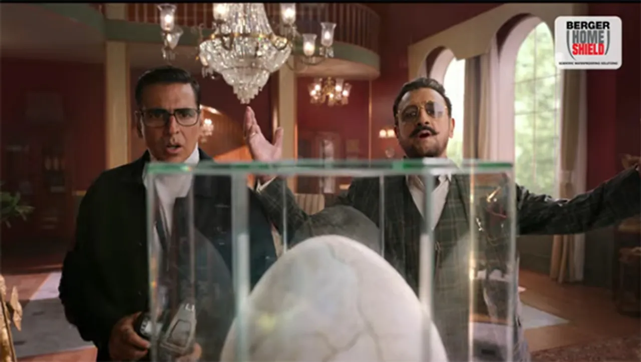 Berger Paints unveils new campaign featuring Akshay Kumar for launch of its new waterproofing products