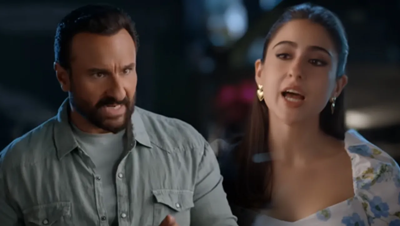 Saif Ali Khan and Sara Ali Khan highlight benefits of Acko car insurance in new campaign