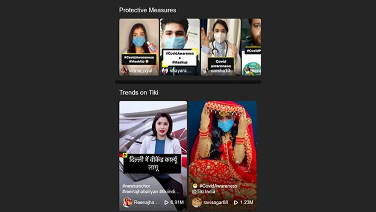 Short-video creators launch IndiaFightsCorona campaign on Tiki to raise awareness