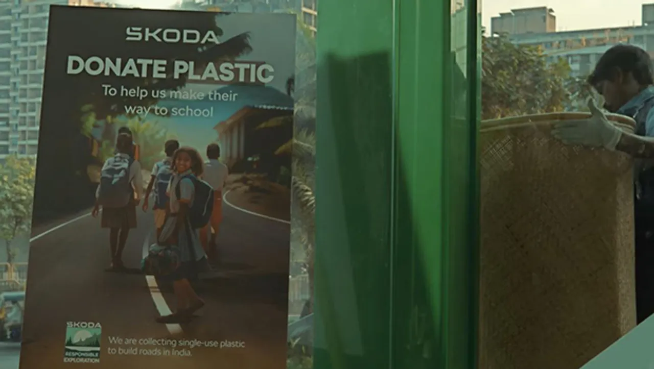 Skoda Auto India builds road out of plastic in their “Responsible Exploration”