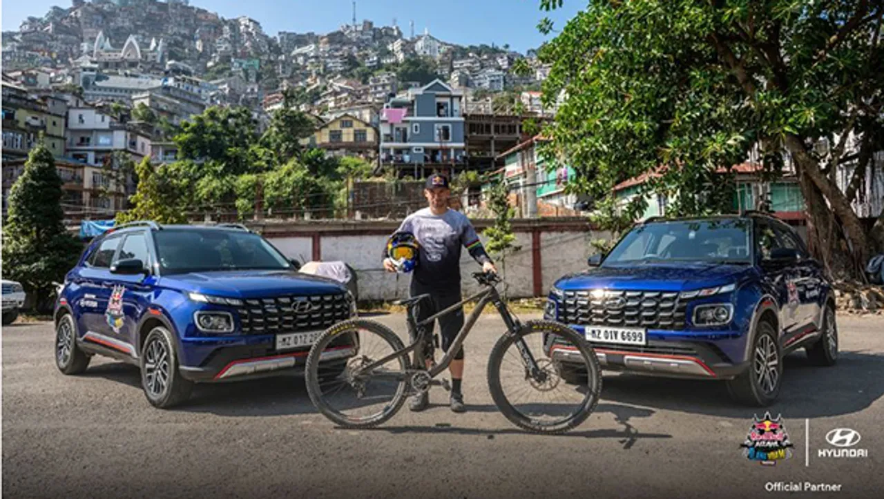 Hyundai Motor India collaborates with Red Bull to host 'Urban-Downhill' in Mizoram