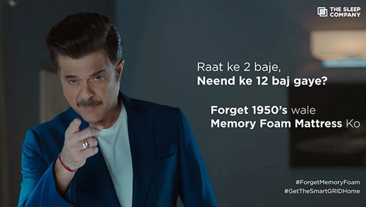 The Sleep Company takes a dig at memory foam mattresses in a campaign featuring Anil Kapoor