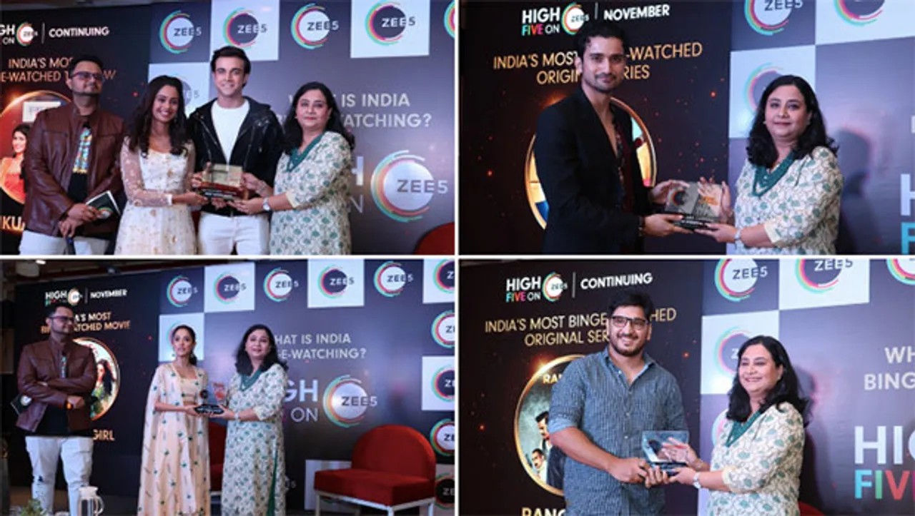 Zee5 launches High5 to honour 'Most Viewed Content' on the platform 