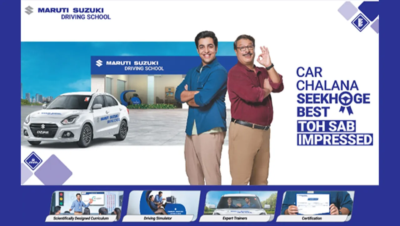 Maruti Suzuki Driving School's “Seekhoge Best, Toh Sab Impressed” campaignfeatures Tigmanshu Dhulia