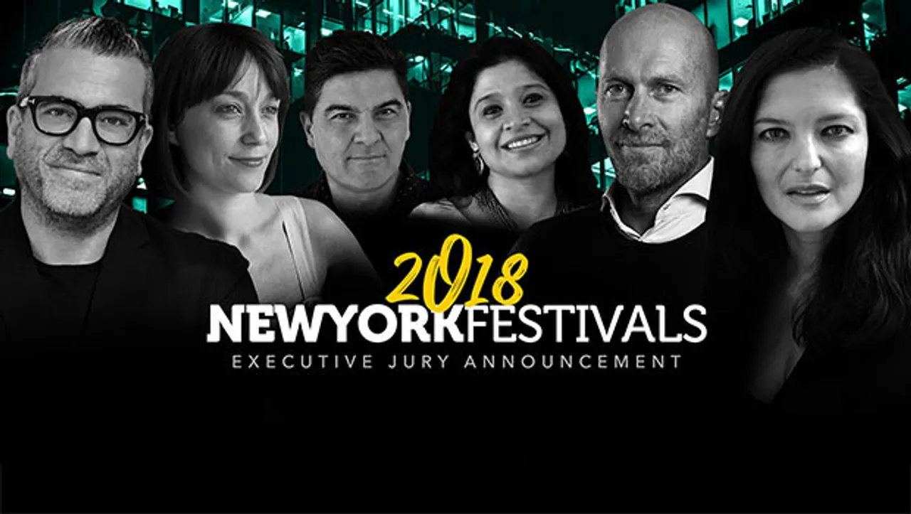 Swati Bhattacharya, Matt Eastwood in 2018 NYF Advertising Awards Executive Jury