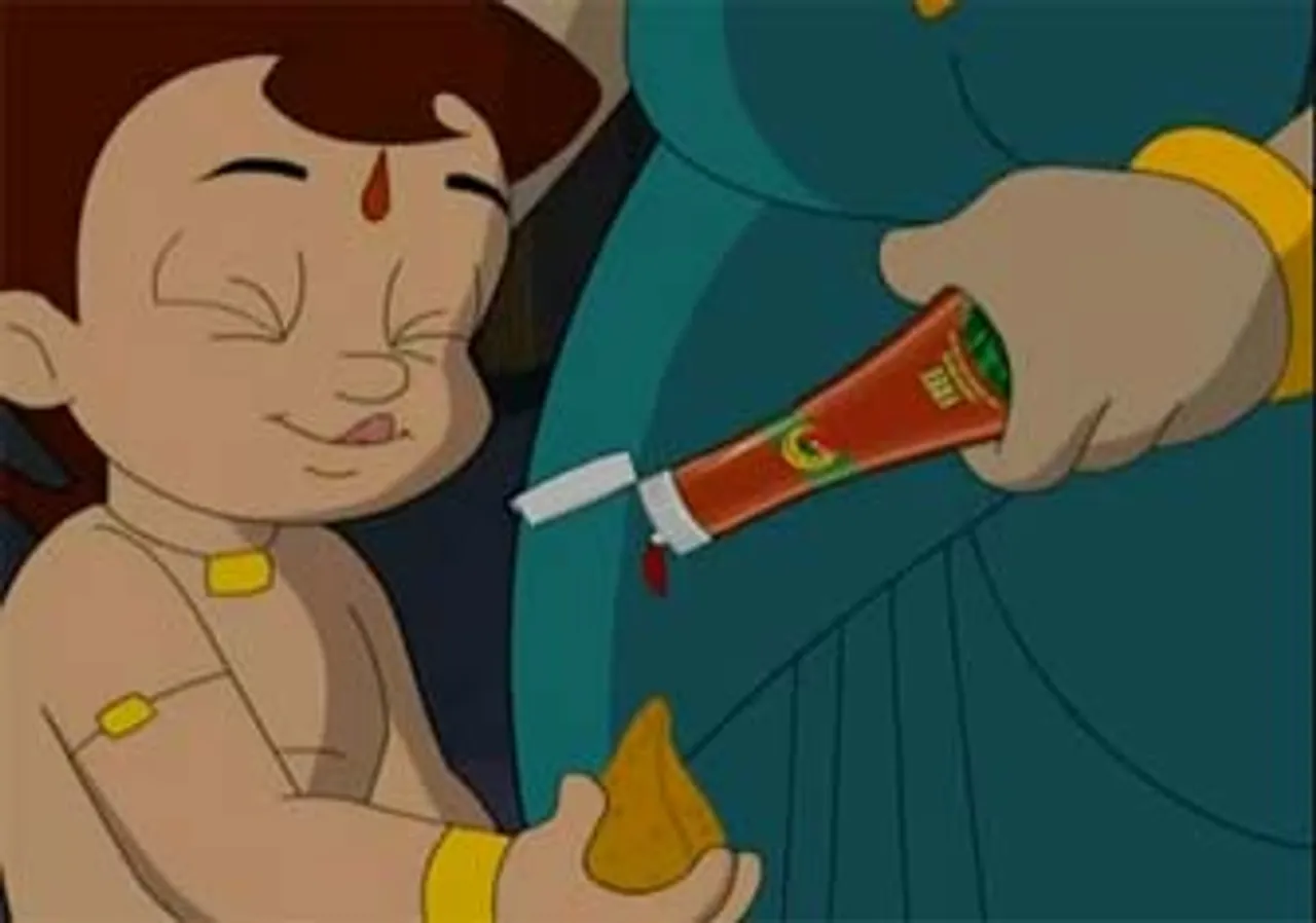 What will Chhota Bheem do for Del Monte ketchup?