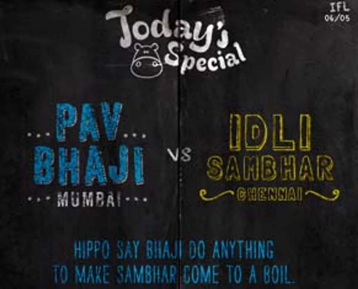 Hippo gets cricket fans snacking with 'Indian Food League'