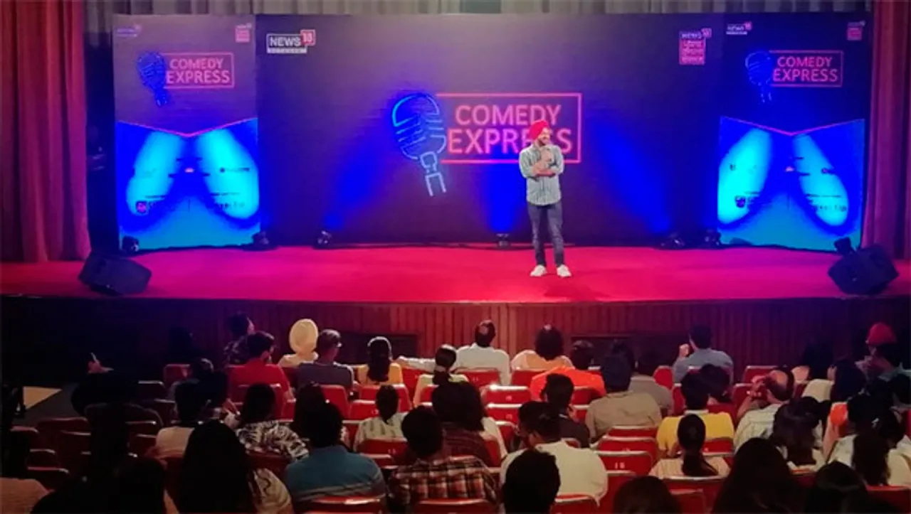 News 18 Punjab Haryana Himachal hosts Comedy Express