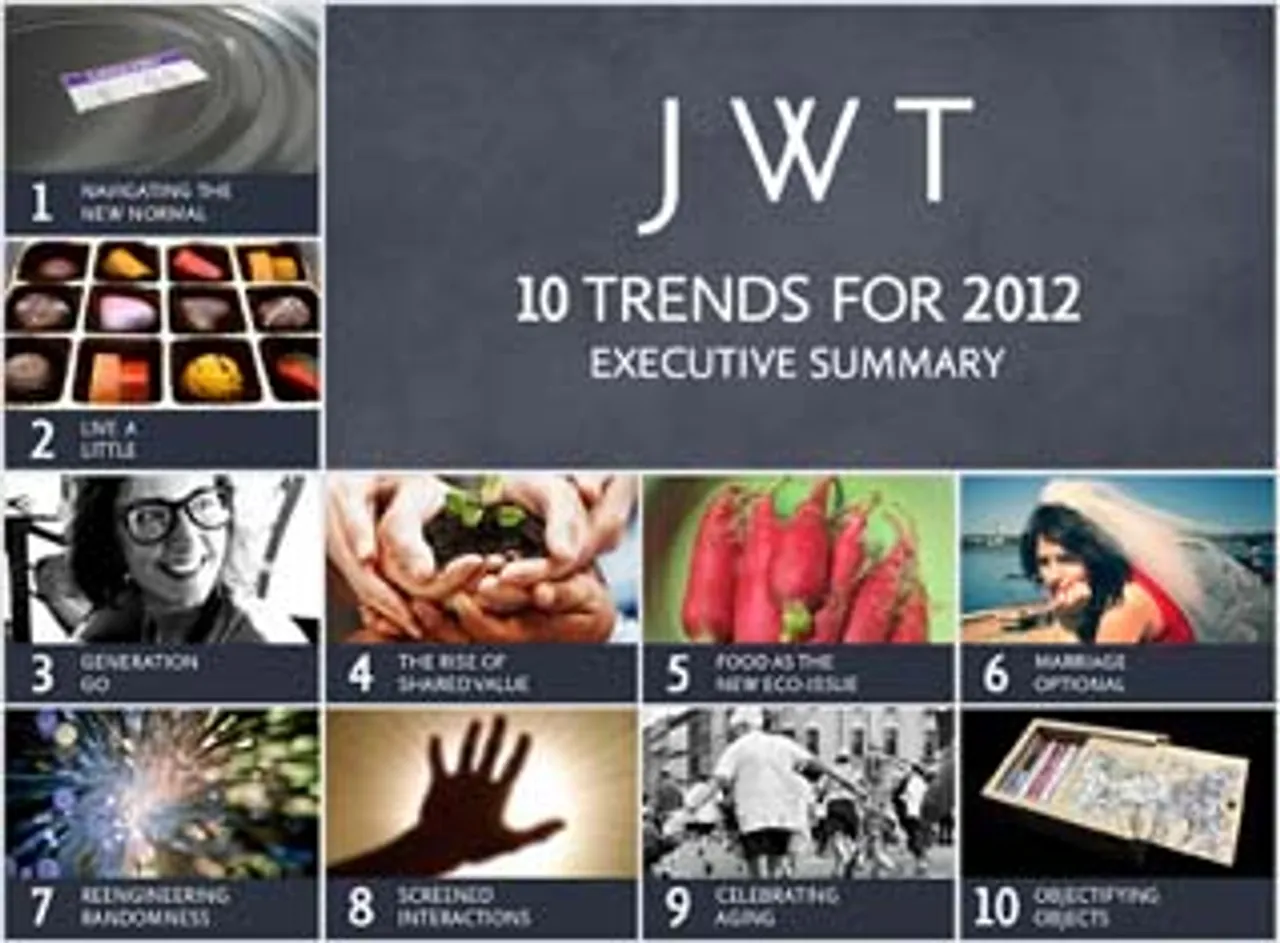 JWT reveals 10 trends that will shape consumer mindset in 2012