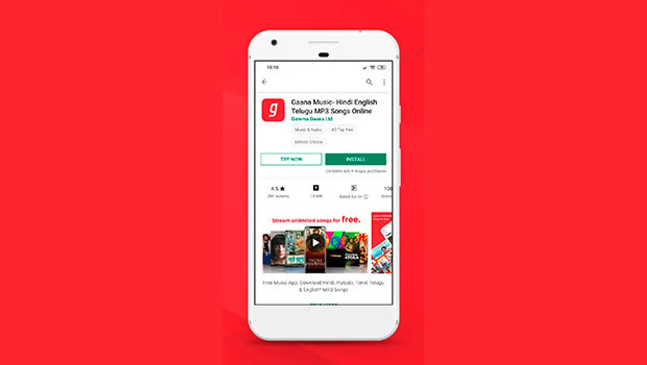 Gaana partners with Google Playstore to launch instant app for music lovers