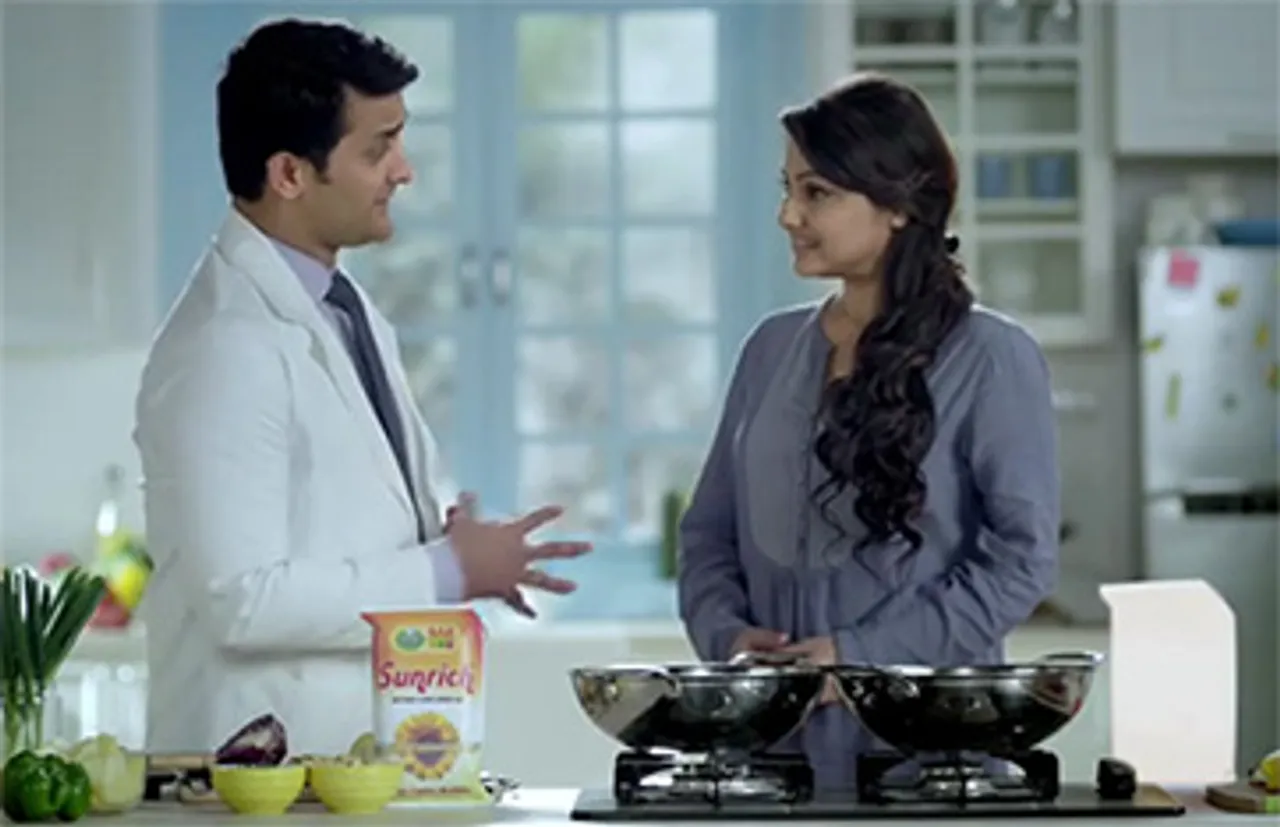 Sunrich Sunflower Oil gives out a 'clear and healthy' message