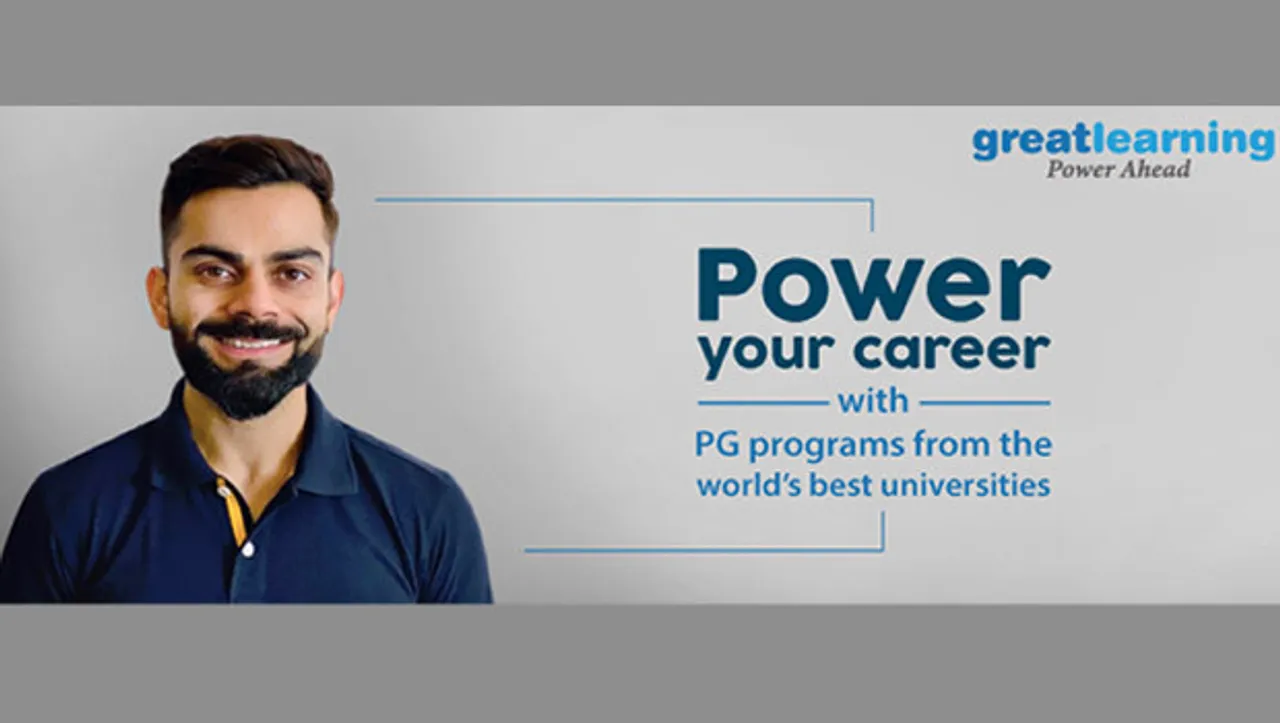 Virat Kohli is the face of edtech company Great Learning 