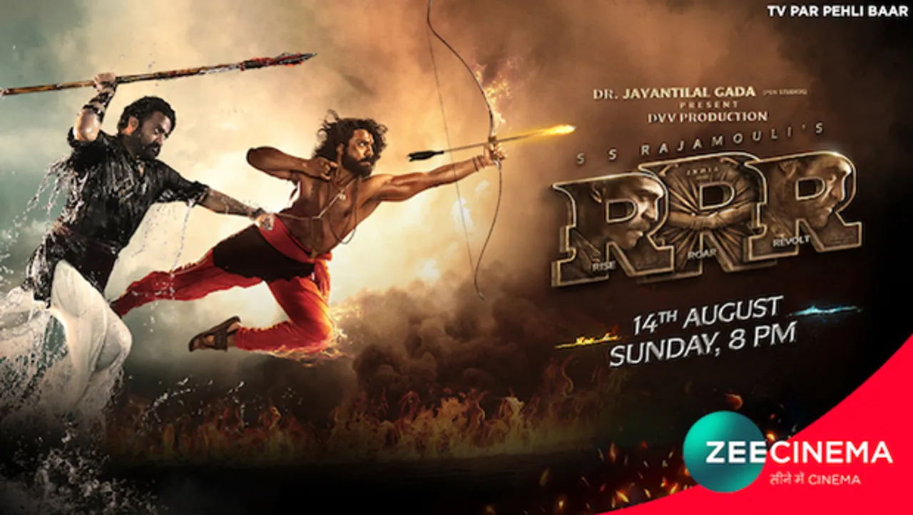 Zee Cinema to premiere RRR on August 14 at 8 pm