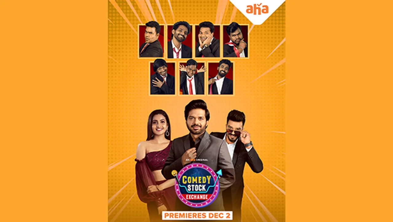 aha set to launch its new show 'Comedy Stock Exchange'