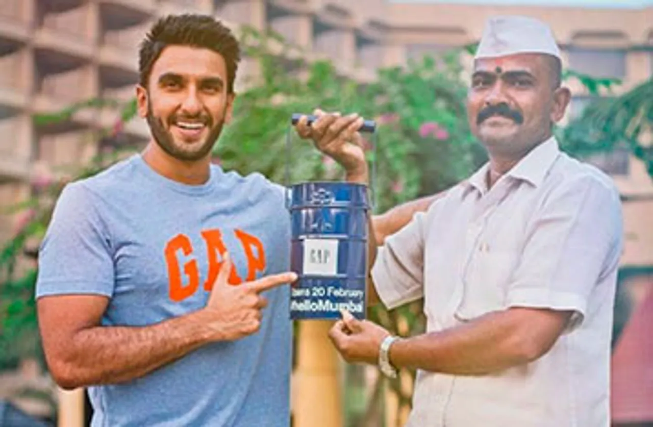 Gap enters Mumbai with the dabbawalas!