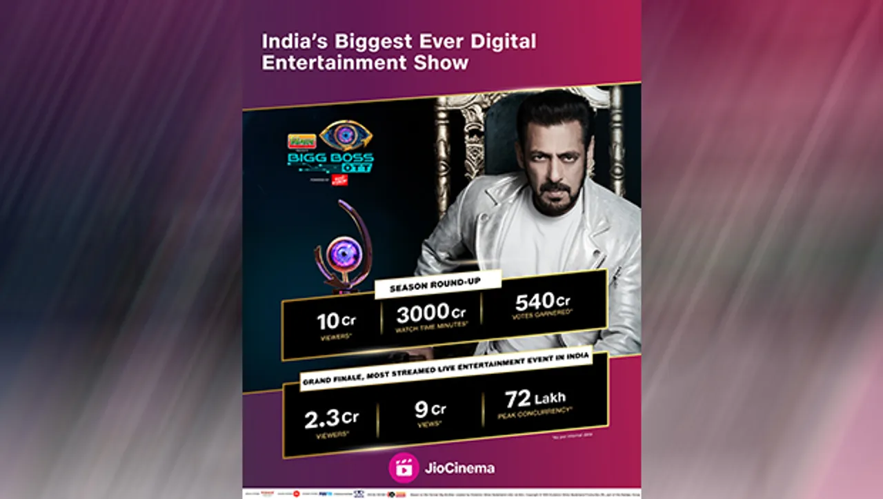 JioCinema claims 10 crore viewers tune-in to Bigg Boss OTT