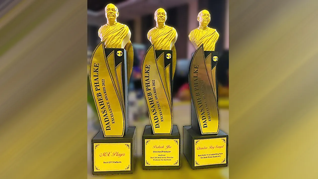 MX Player wins Best OTT Platform at the Dadasaheb Phalke Excellence Awards 2022