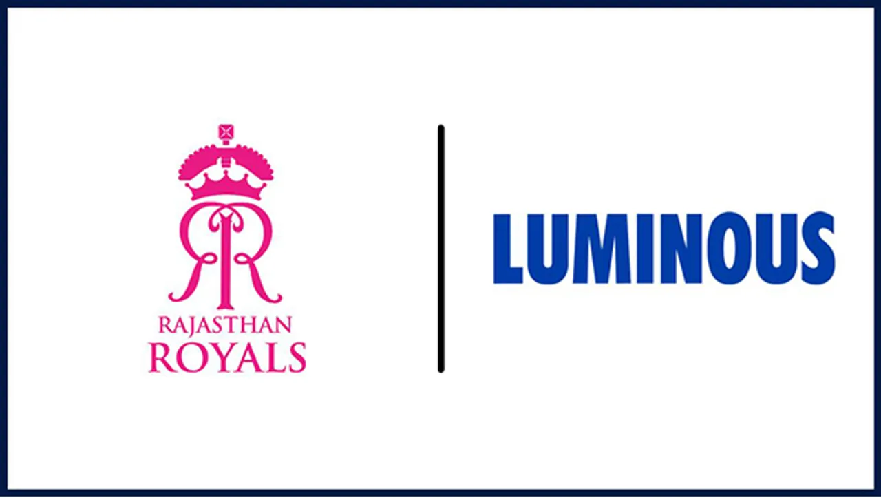 Rajasthan Royals onboards Luminous Power Technologies as Title Sponsor for IPL 2023