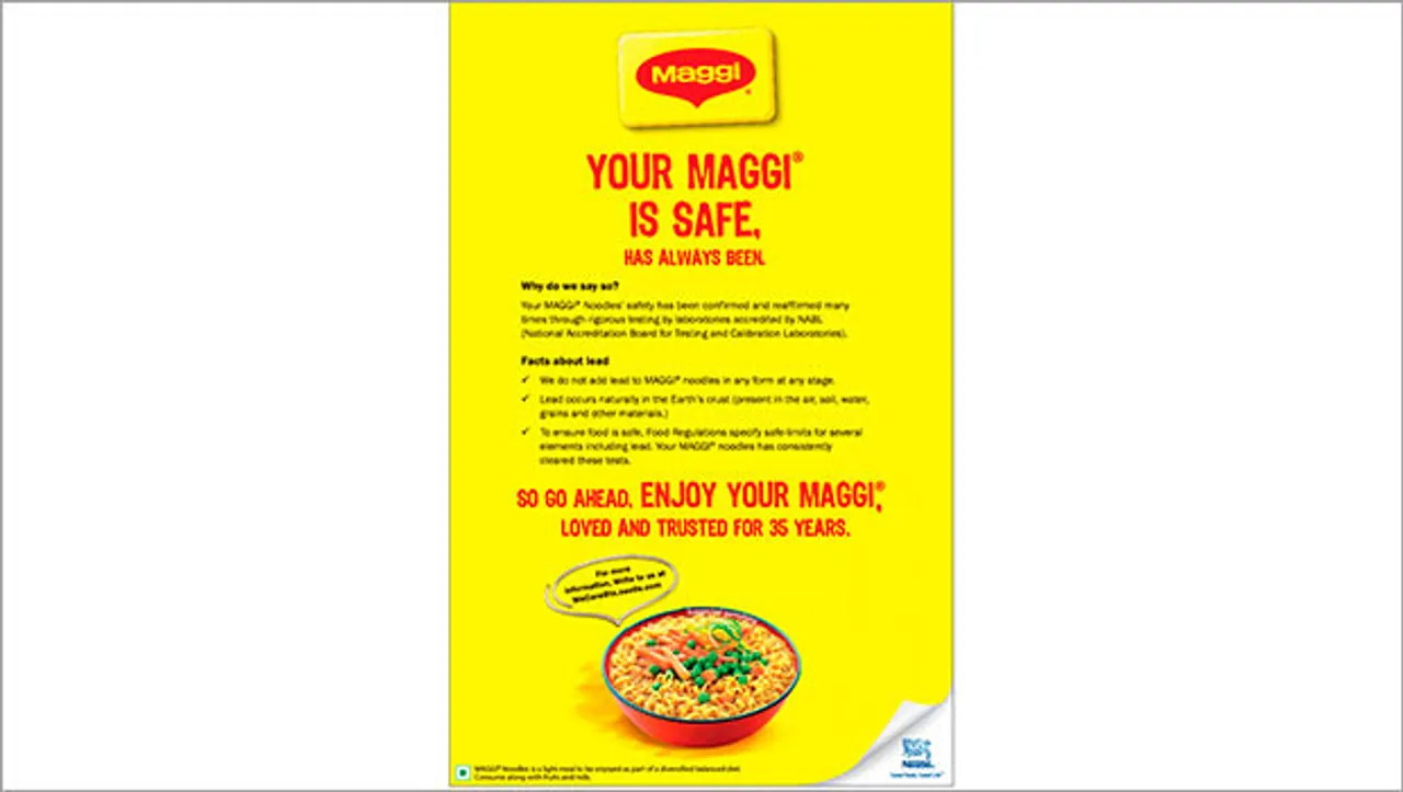 Maggi in soup again: How print comes to the rescue